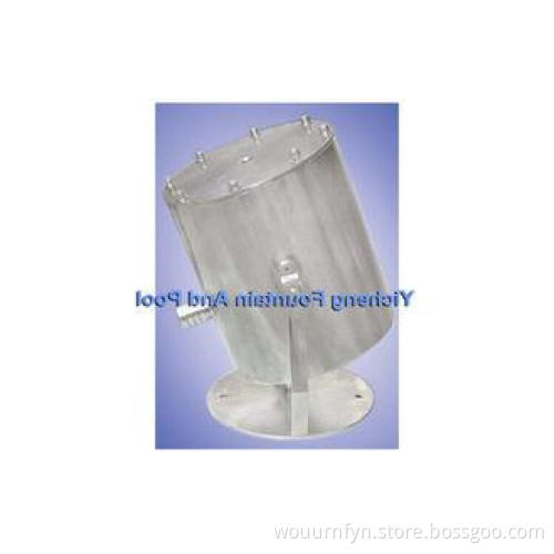 Laminar Glass Light Fountain Water Fountain Equipment for G